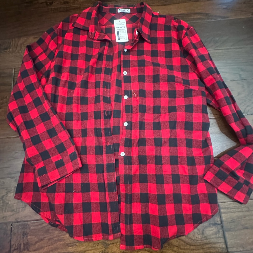 Flannel long sleeve shirt